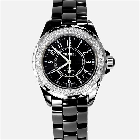 chanel watch ceramic black|chanel ceramic watch price.